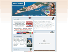 Tablet Screenshot of croatia-rab.com